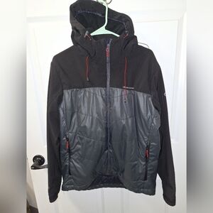 A Craghoppers puffer and fleece hooded jacket. EUC.